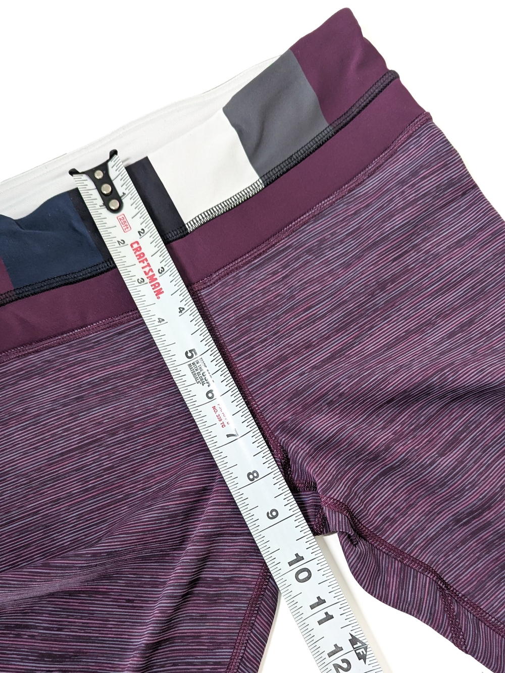Lululemon Inspire Crop II Leggings, Heathered Purple, Size Small - Picture 8 of 9